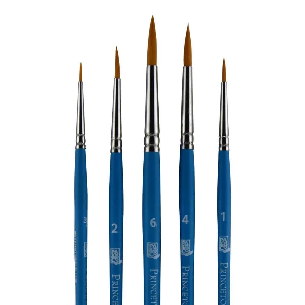 Princeton Select Artiste Brush Set No. 10, Synthetic, 5 Piece | Durable, Comfortable, and Perfect for All Techniques - view 3