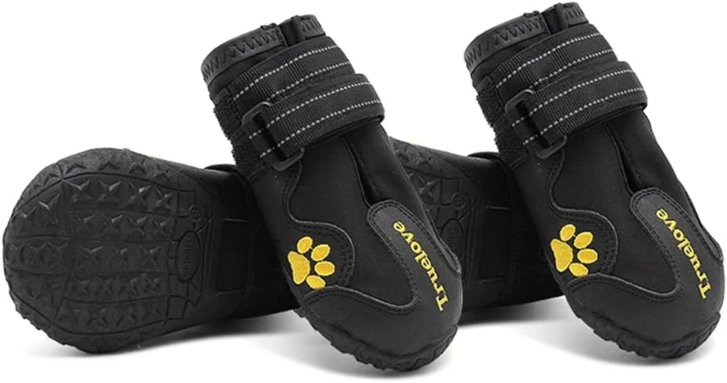 TRUE LOVE Dog Shoes Waterproof Anti-Slip Rain Boots with Reflective TLS3961 | Soft-shell, Reflective, Waterproof - main product image