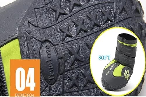 TRUE LOVE Dog Shoes Waterproof Anti-Slip Rain Boots with Reflective TLS3961 | Soft-shell, Reflective, Waterproof thumbnail 8