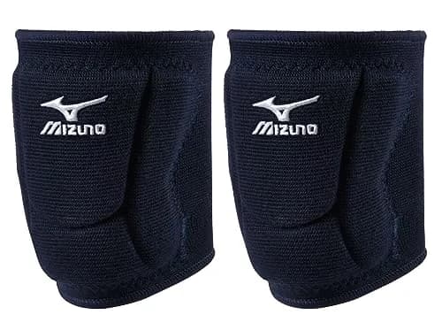 Mizuno LR6 Volleyball Knee Pads Small Navy | 6.75 inch Sleeve Length for Full Coverage thumbnail 1