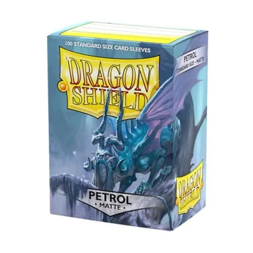 Dragon Shield Matte Standard Size Card Sleeves (100 CT, Petrol) | Non-Toxic & BPA-Free for TCGs - main product image