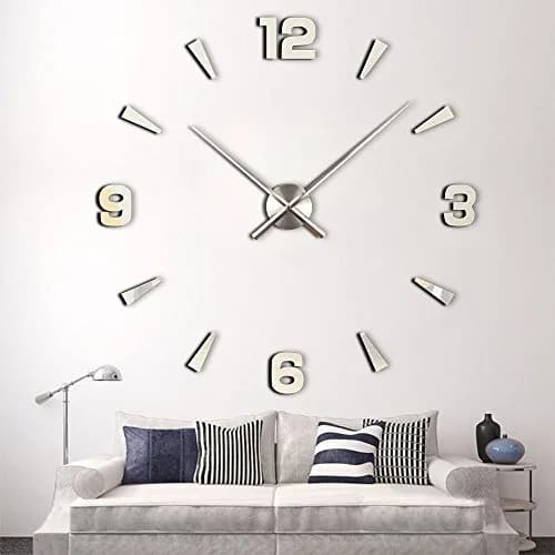 Timelike Large Wall Clock Hands Silver | 31.5cm Minute Hand, 23.5cm Hour Hand | 80.0 cm (31.5 in) Minute Hand thumbnail 5