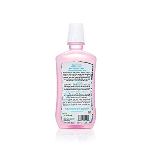 Spry Natural Kids Mouthwash with Xylitol Bubble Gum 16 fl oz | Alcohol-Free, Fluoride-Free, Safe to Swallow thumbnail 3