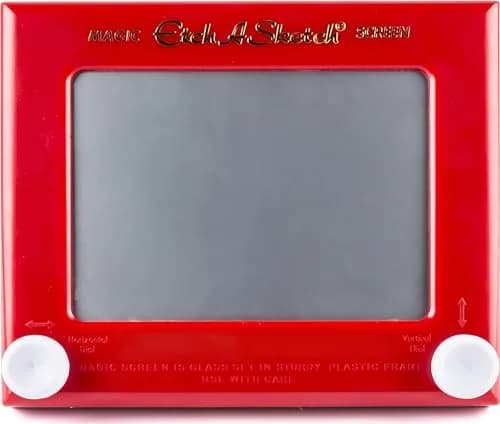 Etch A Sketch Classic Red Drawing Toy | Iconic Mechanical Toy for Ages 3+ thumbnail 2