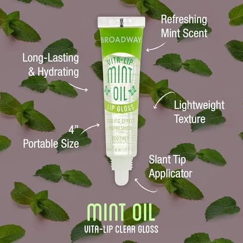 Ruby Kisses Broadway Vita-Lip Clear Lip Gloss 5 Pack (2.35 ml / 0.08 Fl Oz) | Ultra-Hydrating & Soothing Formula with Vitamin Oils thumbnail 2