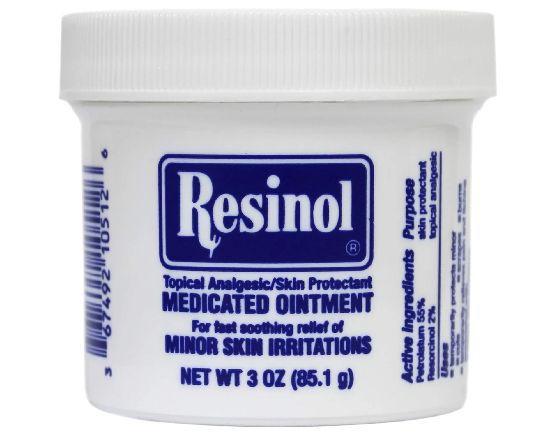 Resinol Medicated Ointment 3 Oz. Ointment (Pack of 2) | Multi-skin irritations relief