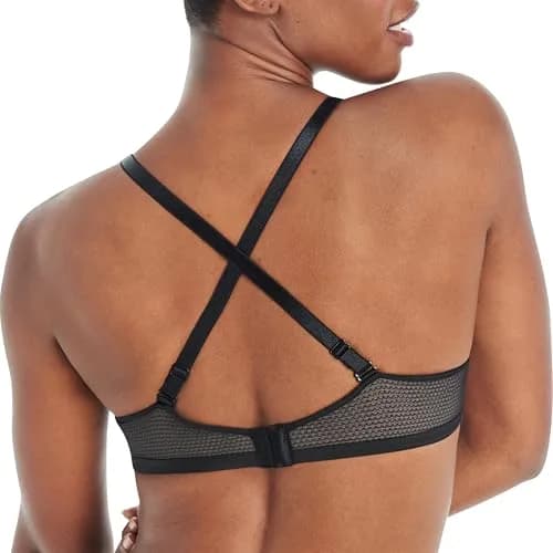 Hanes Womens Oh So Light Foam Comfortflex Fit Wirefree Bra Large | Silky, Lightweight, Full Coverage thumbnail 2
