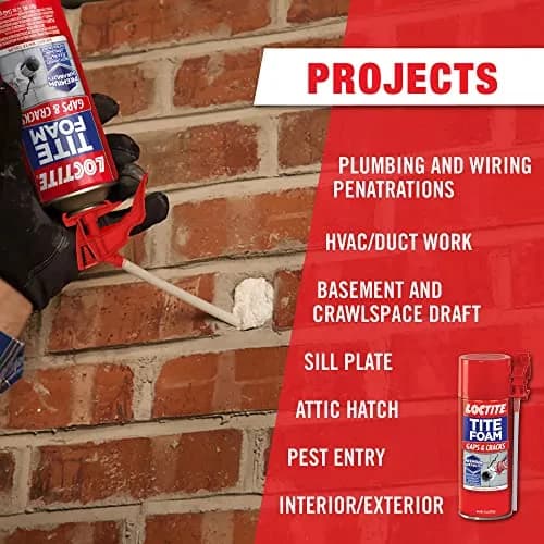 Loctite Tite Foam Gaps & Cracks Spray Foam Sealant 355ml (12 fl oz) | Industrial Urethane Insulation thumbnail 3