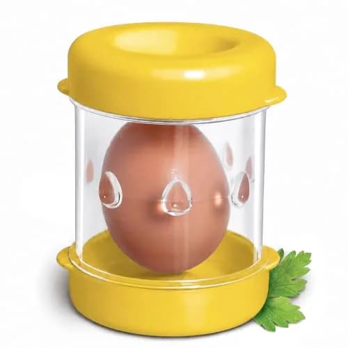 NEGG Boiled Egg Peeler - Yellow | Fast, Easy & Made in USA thumbnail 1