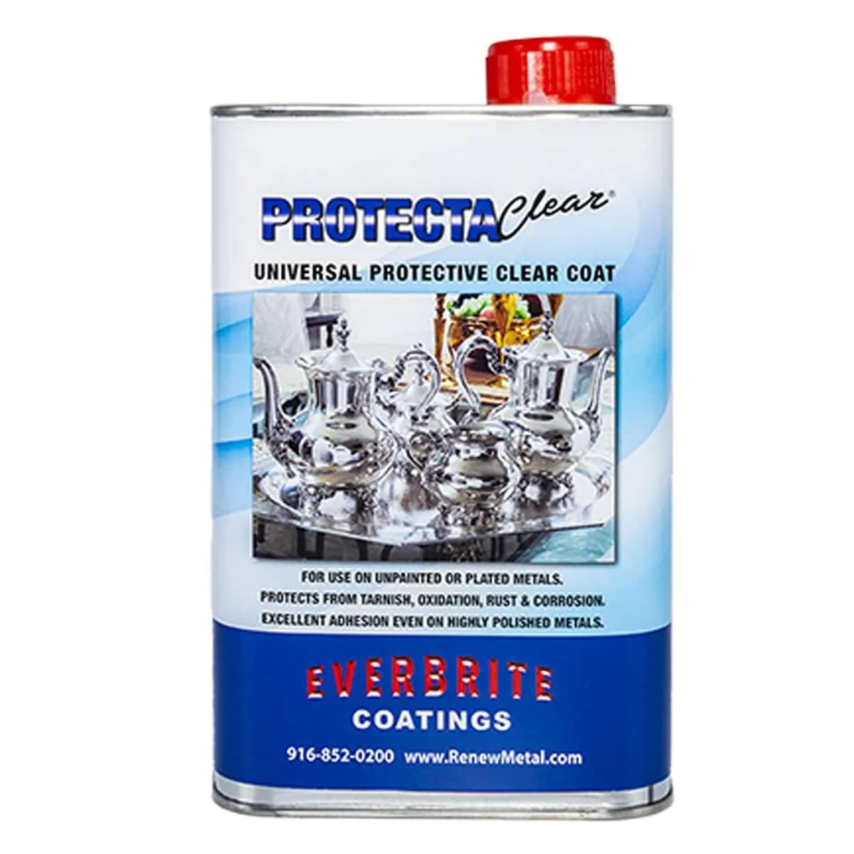 ProtectaClear 32 oz (940 ml) Clear Protective Coating for Metal | Seals & Protects from Tarnish - main product image