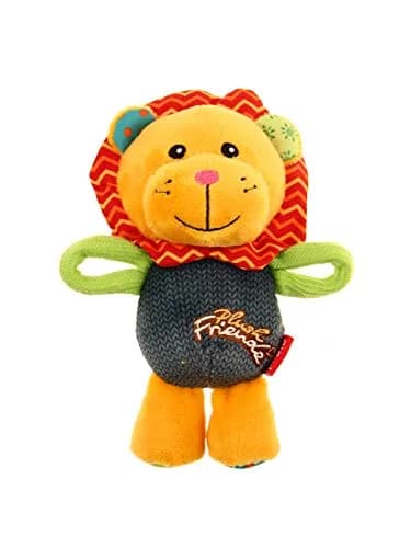 Gigwi Plush Friends Puffy Animal Lion | 24cm Soft Toy for Dogs & Kids thumbnail 1