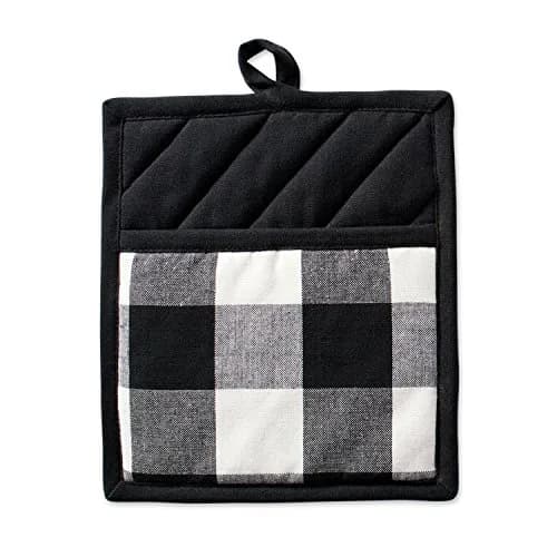 DII Buffalo Check Potholder Set 18cm x 20cm (7" x 8") | Classic Farmhouse Kitchen Linens thumbnail 2