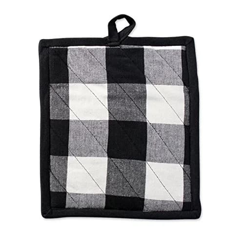 DII Buffalo Check Potholder Set 18cm x 20cm (7" x 8") | Classic Farmhouse Kitchen Linens thumbnail 3