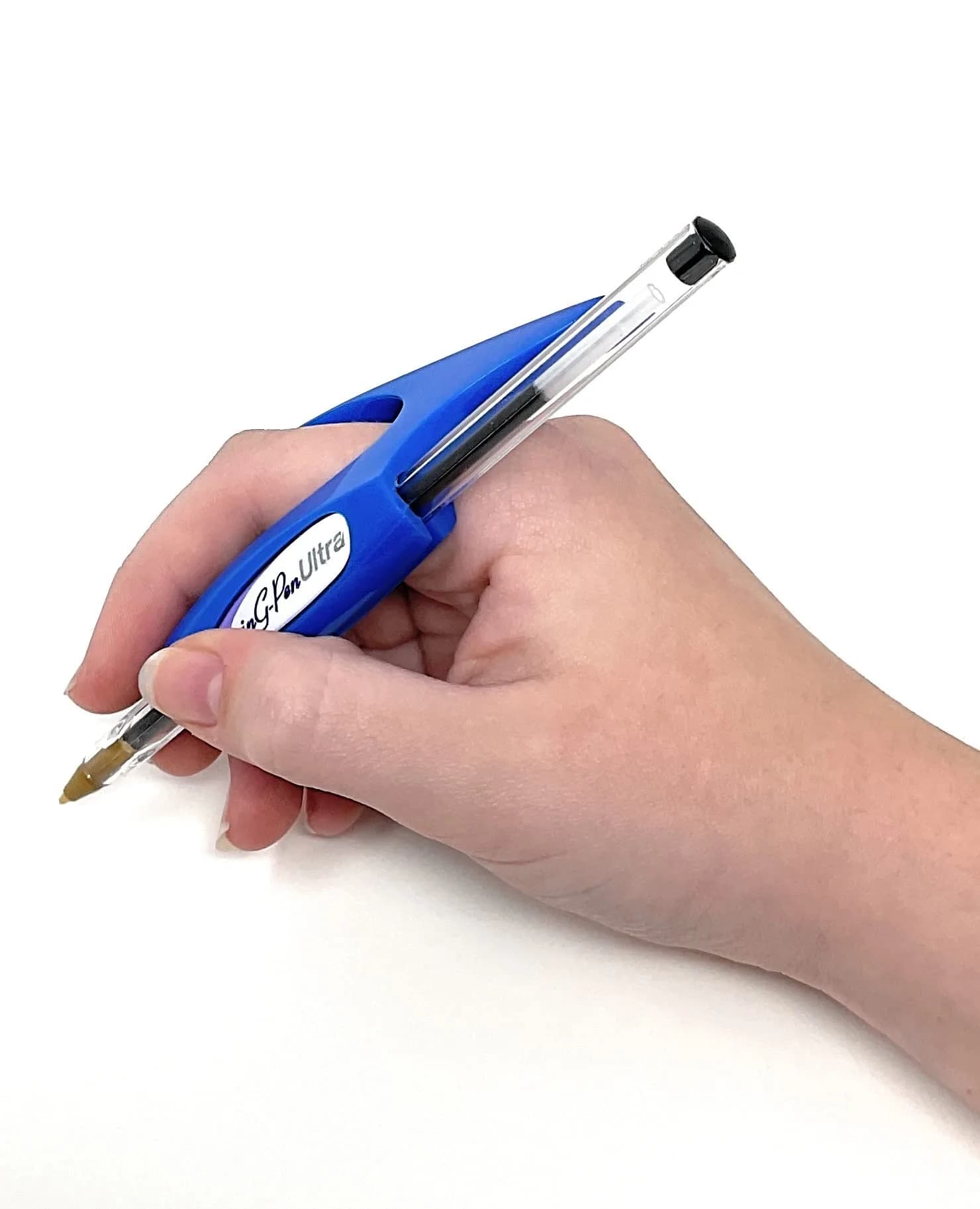 RinG-Pen Ultra Royal Blue Grip Aid for Pens & Pencils, Small (15ml / 0.5 Fl Oz) - main product image