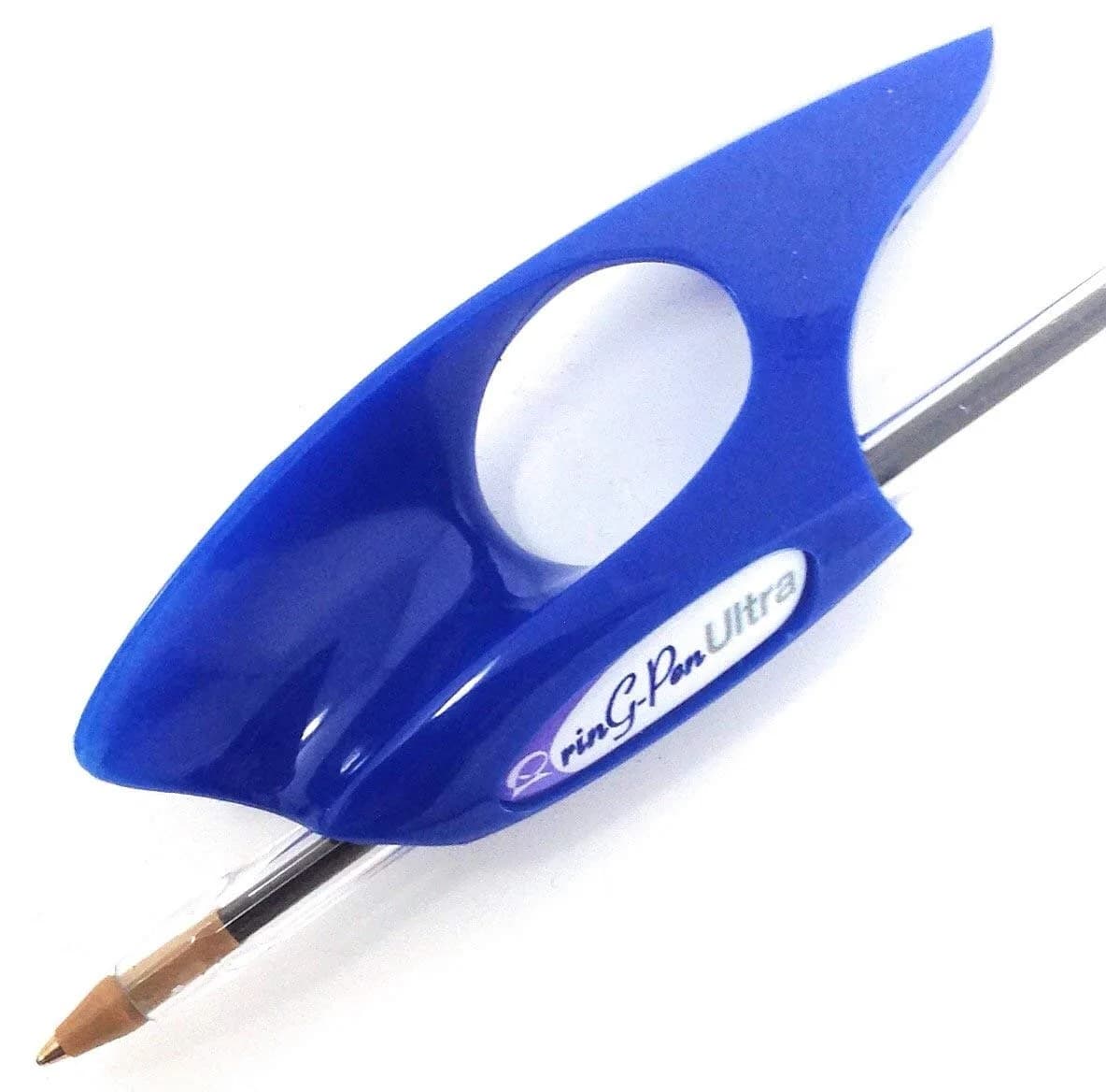 RinG-Pen Ultra Royal Blue Grip Aid for Pens & Pencils, Small (15ml / 0.5 Fl Oz) - view 2