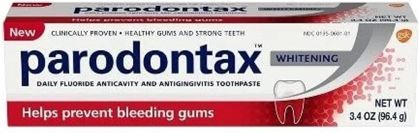 Parodontax Clean Mint Toothpaste for Bleeding Gums, 20.4ml (3.4 Ounce) | Clinically Proven to Help Reverse Gingivitis - main product image