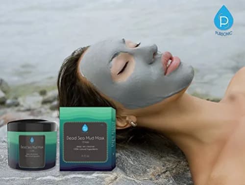 Pursonic Dead Sea Mud Mask for Face | Acne & Oily Skin | 8oz | Natural Minerals for Youthful Skin thumbnail 4