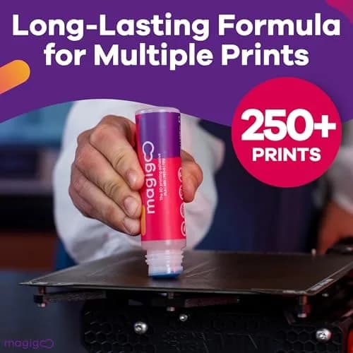 Magigoo MO2016 All-in-One 3D Printer Adhesive Glue 50ml (1.69 Fl Oz) | Bonds PLA, ABS, PETG, TPU on Glass, PEI, Buildtak thumbnail 6