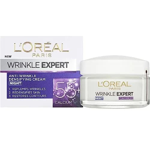 L'Oreal Paris Wrinkle Expert 55+ Anti-Aging Face Moisturizer with Collagen, 50ml (1.7 oz) - main product image