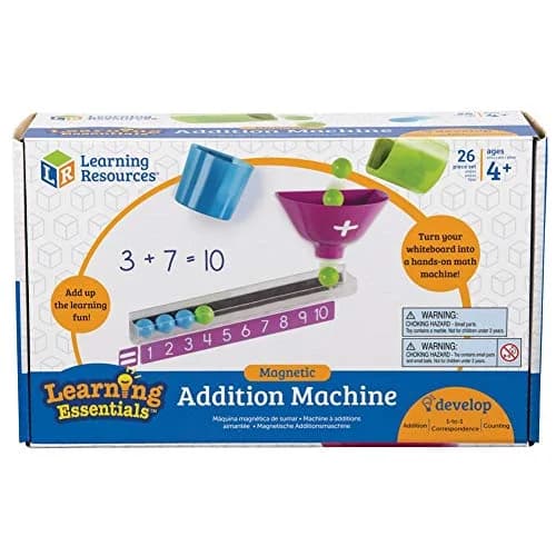 Learning Resources Magnetic Addition Machine Set | Educational Math Toy for Kids Ages 4+ thumbnail 3