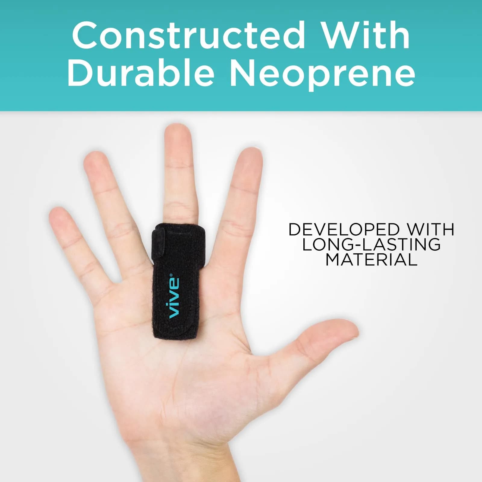Vive Trigger Finger Splint - Black, One Size Fits All | Stabilizes Finger for Pain Relief - view 5