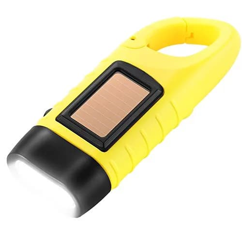 Simpeak Hand Cranking Solar Powered Flashlight | Emergency LED Torch for Outdoors thumbnail 1
