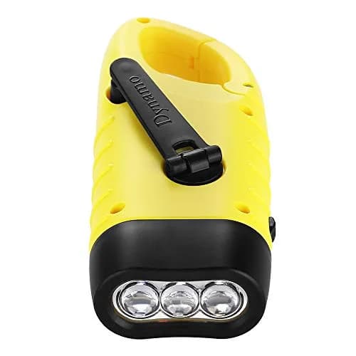 Simpeak Hand Cranking Solar Powered Flashlight | Emergency LED Torch for Outdoors thumbnail 5