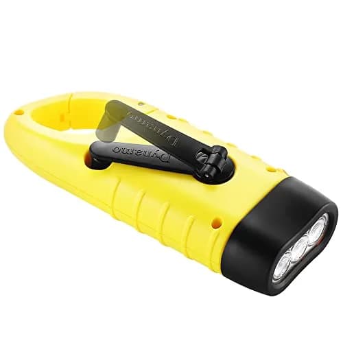Simpeak Hand Cranking Solar Powered Flashlight | Emergency LED Torch for Outdoors thumbnail 2