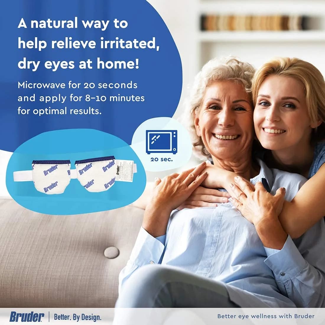 Bruder Moist Heat Eye Compress | 1 Unit (Pack of 1) | Doctor-Recommended for Dry Eye Relief - view 6