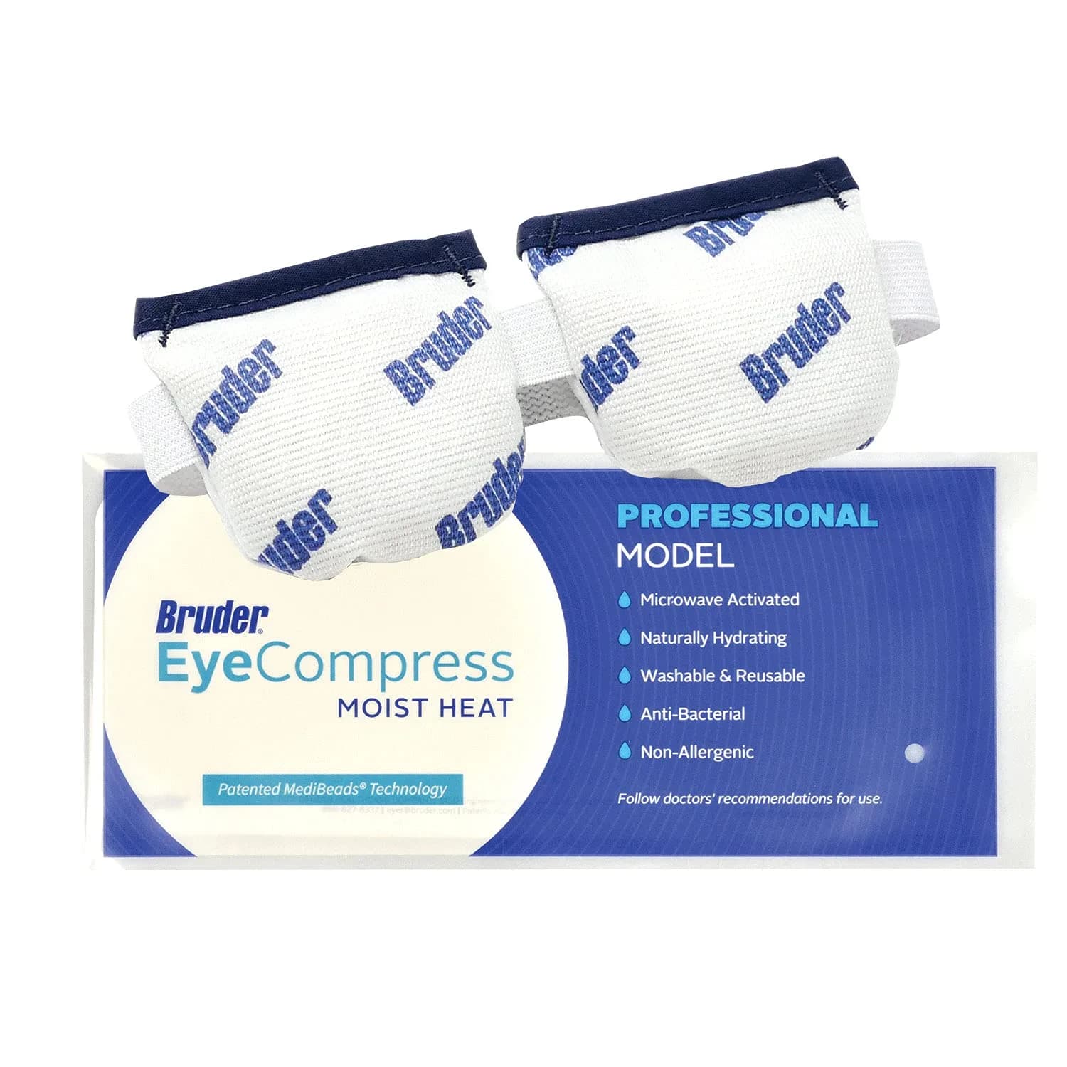 Bruder Moist Heat Eye Compress | 1 Unit (Pack of 1) | Doctor-Recommended for Dry Eye Relief - view 2