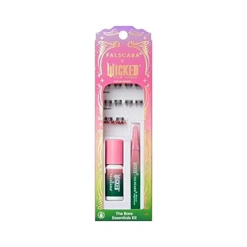 FALSCARA WICKED: FOR GOOD False Eyelashes 8-10mm | Natural Volume with Purple Glitter thumbnail 1