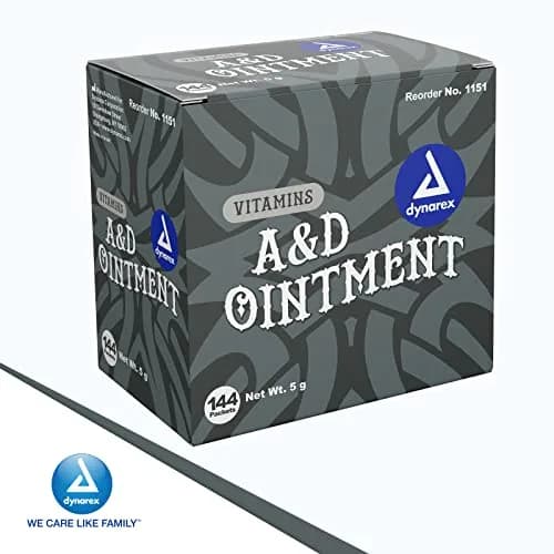 Dynarex Vitamins A&D Ointment Without Lanolin 5g (0.18 Oz) Packets | Protects Skin & Soothes Irritation thumbnail 8