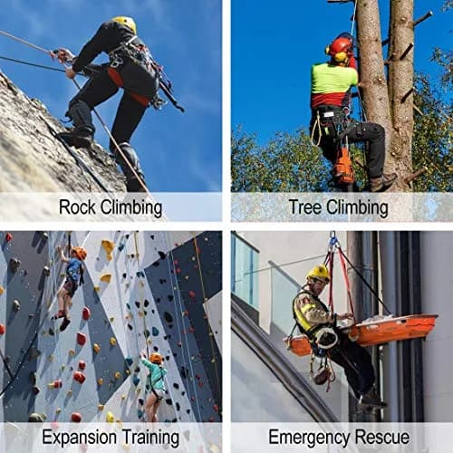 NewDoar Foot Ascender Loop for Climbing Tree Arborist Black | Enhance Rope Climbing Efficiency thumbnail 7