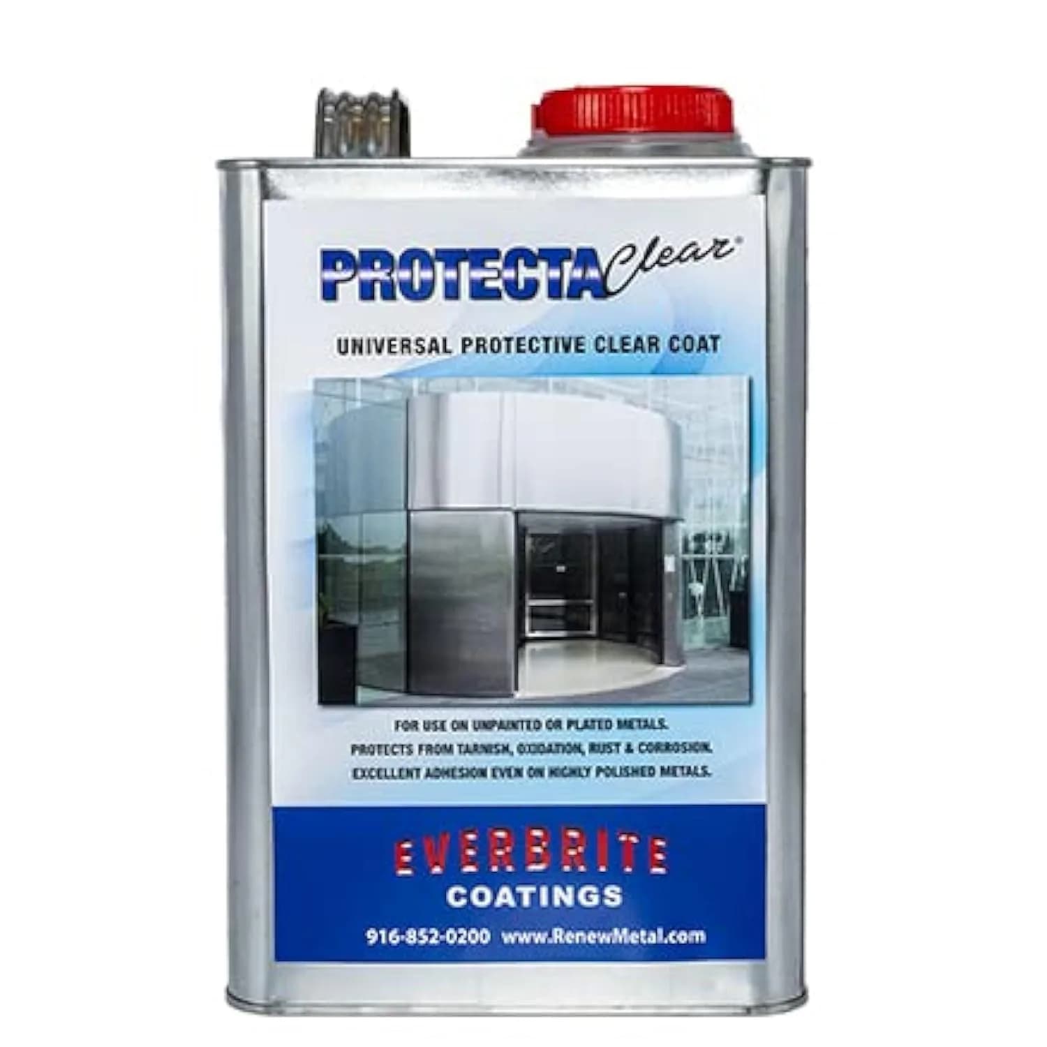 ProtectaClear 32 oz (940 ml) Clear Protective Coating for Metal | Seals & Protects from Tarnish — 128 oz