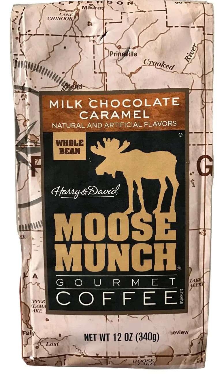 Harry & David Milk Chocolate Caramel Ground Coffee | Arabica, 12oz, Kosher Certified