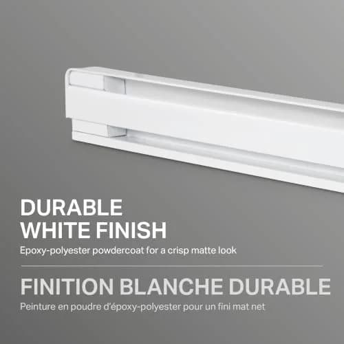 Stelpro B0502W B Series Baseboard Heater 500W 240V | Modern, Durable Wall-Mounted Heating for Living Room thumbnail 8
