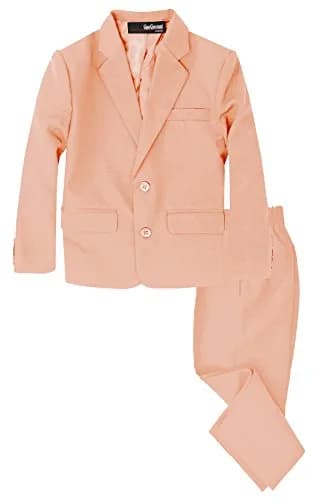 Gino Giovanni Boys 2 Piece Suit Set 3T (Peach) | Formal Wear for Indian Celebrations thumbnail 1