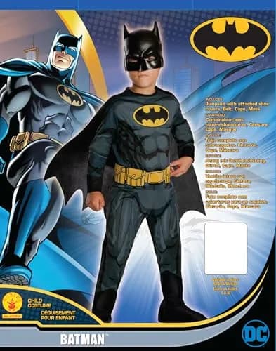Rubies Batman Costume for Kids | Official DC Licensed Superhero Outfit (Medium) thumbnail 5