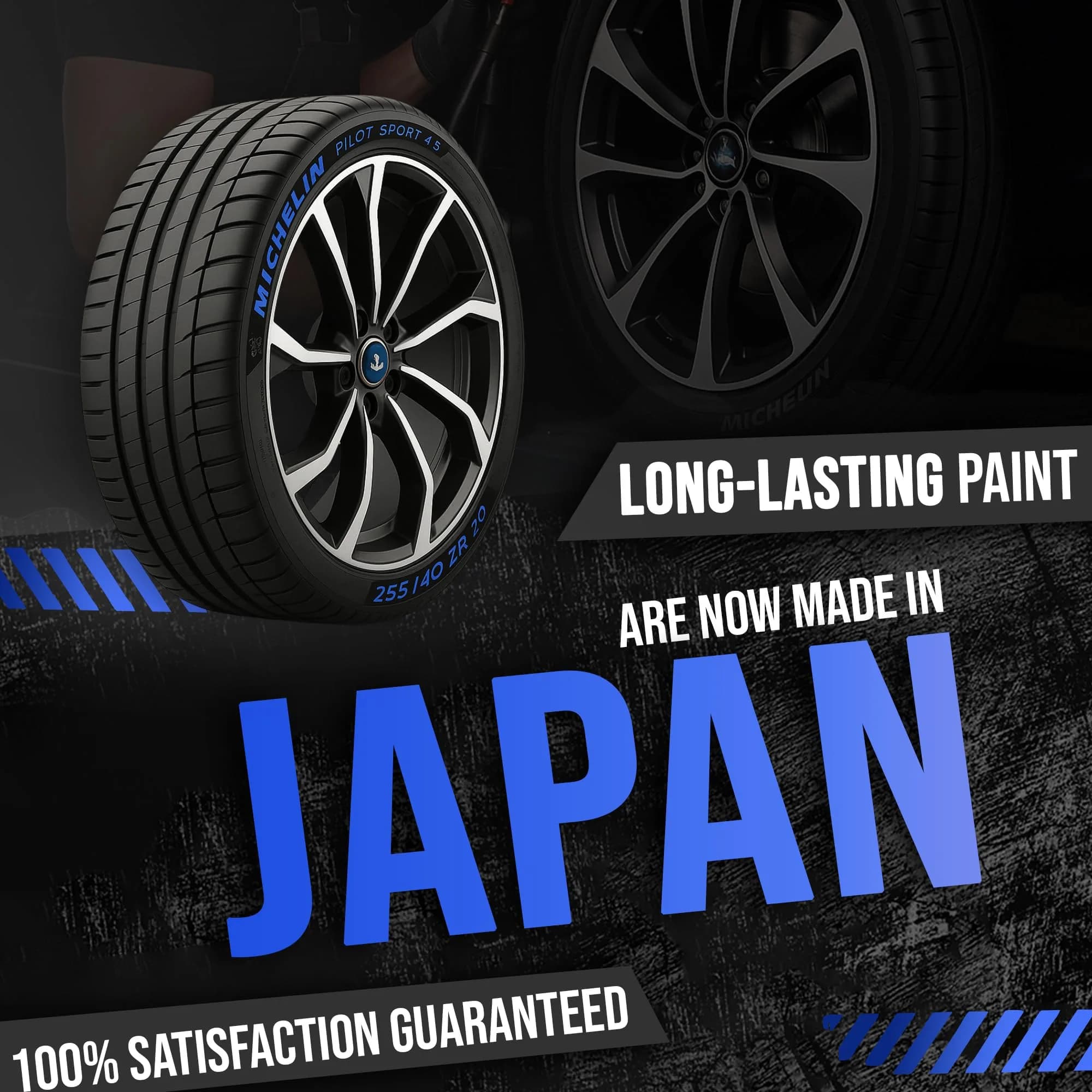 Tire Ink Blue Marking Pen | Waterproof Permanent Paint for Car Wheels, 0.3mm Fine Tip - view 3
