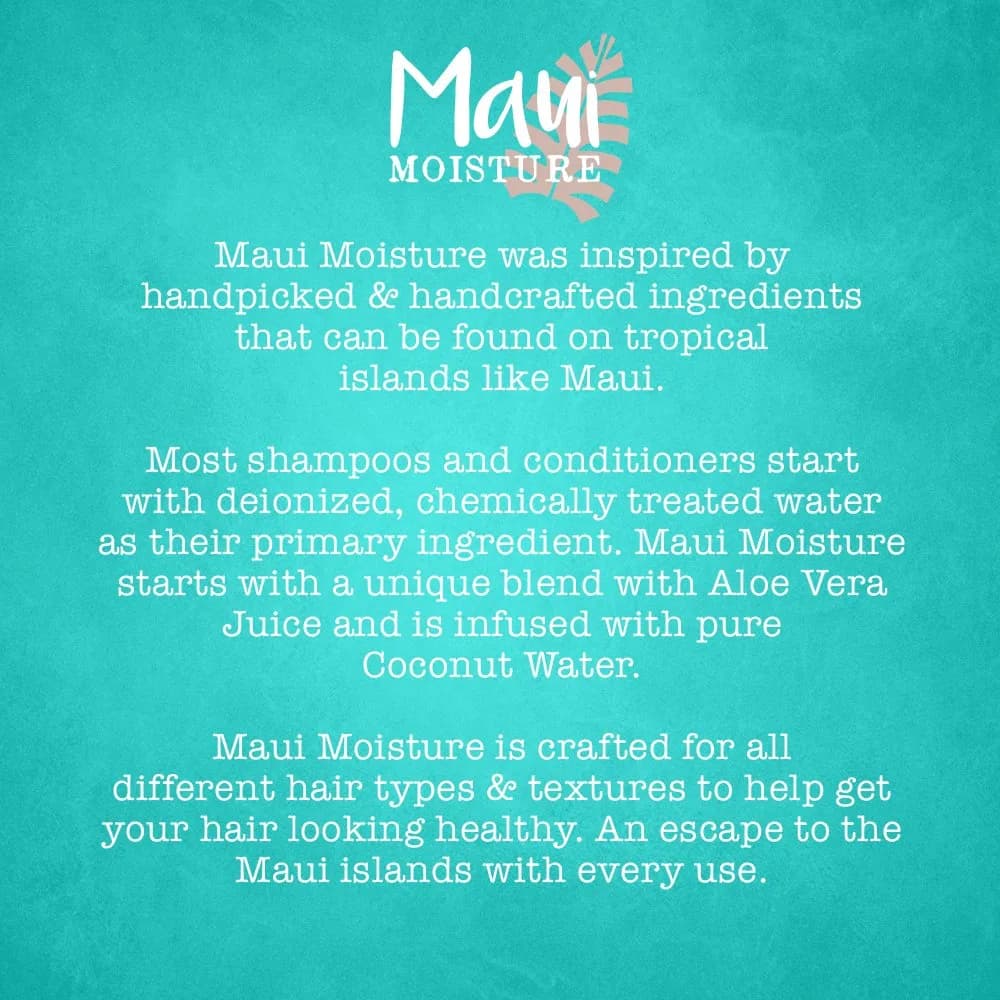 Maui Moisture Smooth & Repair + Vanilla Bean Conditioner 384ml (13 Fl Oz) | Hydrates Curly Hair - view 7