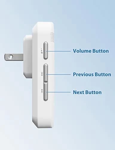 AVANTEK Wireless Doorbell Kit with 2 Receivers | 1300 ft Range, Waterproof Transmitter, 52 Melodies thumbnail 6