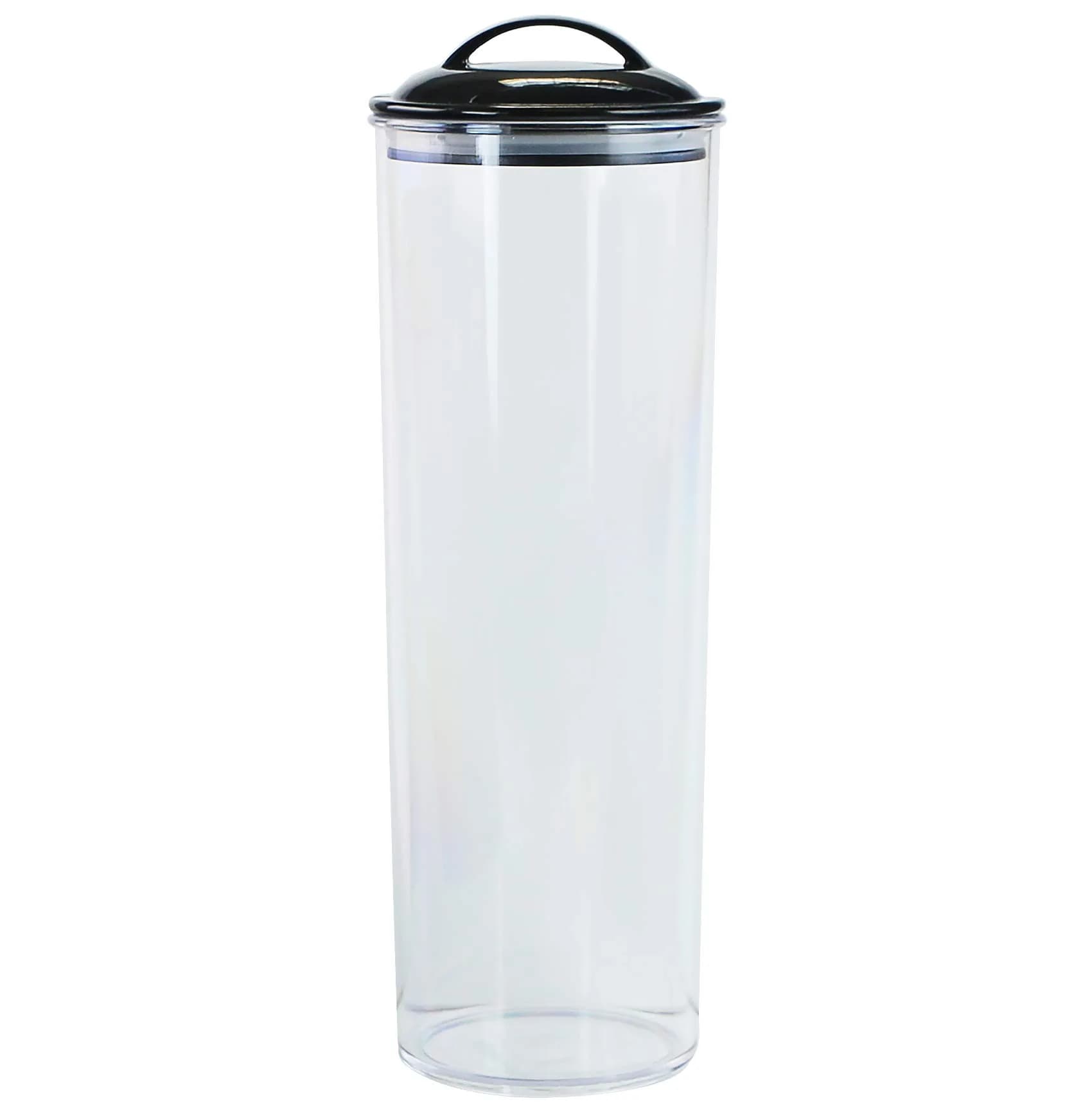 Reston Lloyd Tall Clear Spaghetti Pasta Storage Canister with Airtight Lid, 4 L (9 Cups) | Kitchen Pantry Organization - main product image