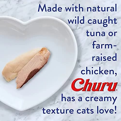 INABA Churu Lickable Creamy Purée Cat Treats 5 Flavor Variety Pack 10 oz (20 Tubes) | Hydrating & Low Calorie thumbnail 4