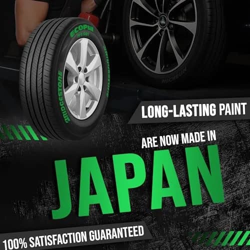 Tire Ink Green Color Tire Paint Pen - Waterproof Permanent Paint Pens for Car Wheels Lettering | 0.5mm Fine Tip thumbnail 4