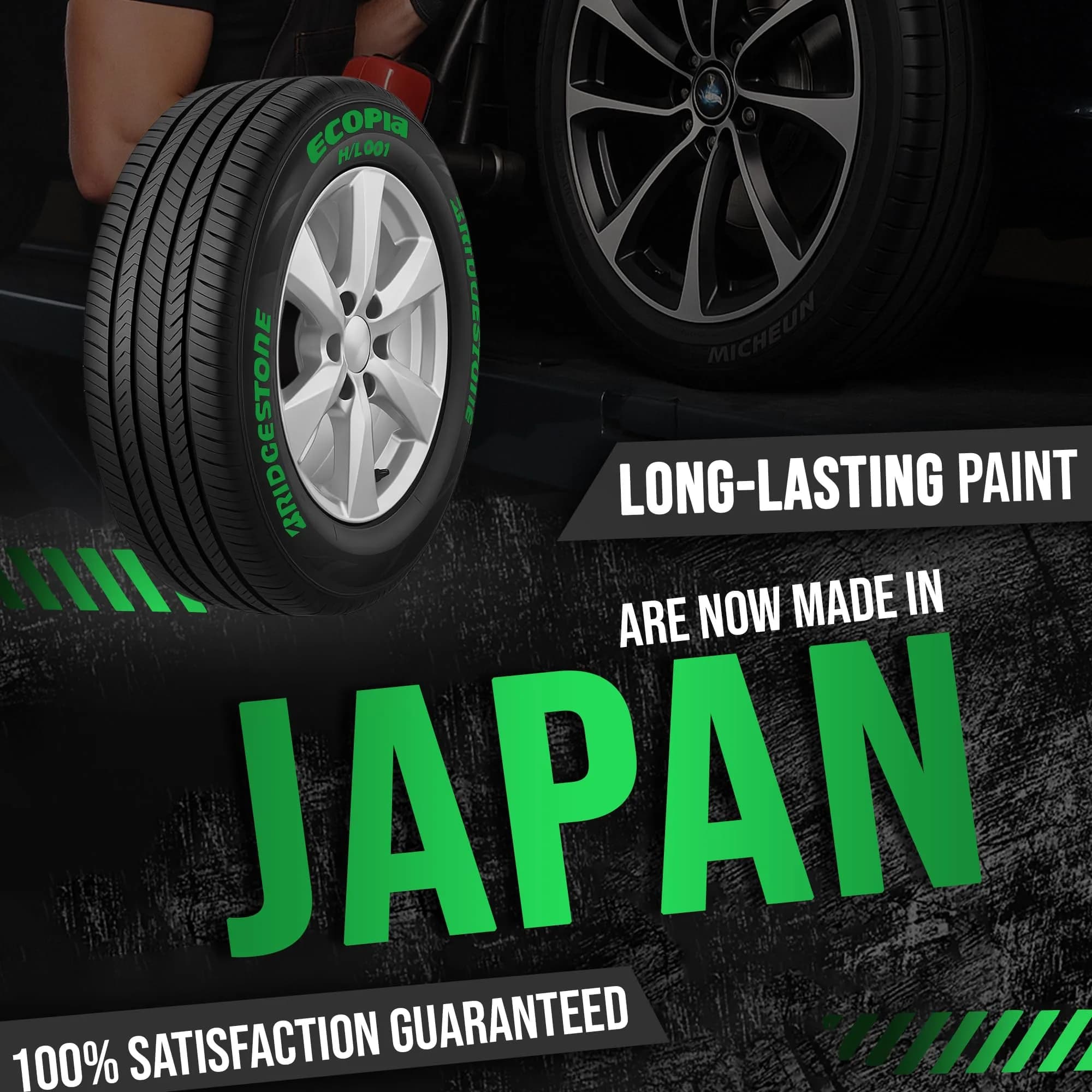 Tire Ink Green Color Tire Paint Pen - Waterproof Permanent Paint Pens for Car Wheels Lettering | 0.5mm Fine Tip - view 4