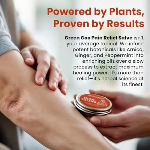 Green Goo Pain Relief Skin Salve 4 oz | All-Natural Arthritis & Muscle Pain Relief thumbnail 8