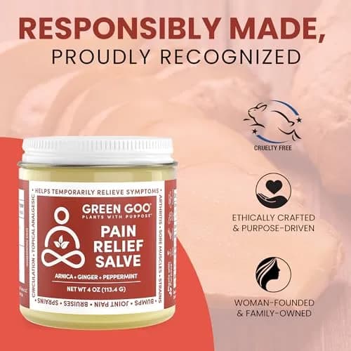 Green Goo Pain Relief Skin Salve 4 oz | All-Natural Arthritis & Muscle Pain Relief thumbnail 2