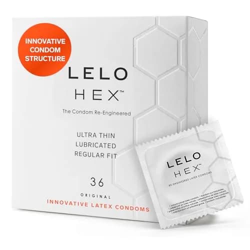 LELO HEX Original Ultra Thin Condoms 36 Pack | Increased Strength, 54mm Nominal Width thumbnail 1