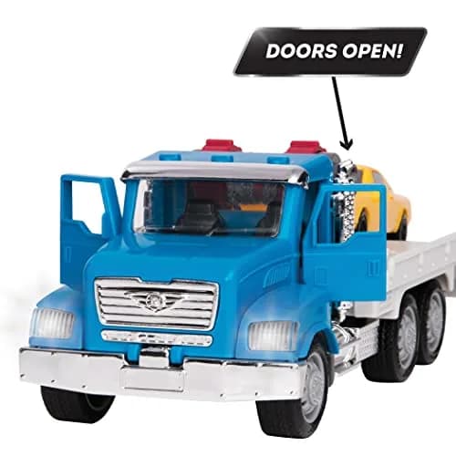 Driven by Battat Micro Tow Truck with Lights & Sounds, Movable Parts, 7-Inch Toy Vehicle | ASTM-Tested for Kids 3+ thumbnail 7