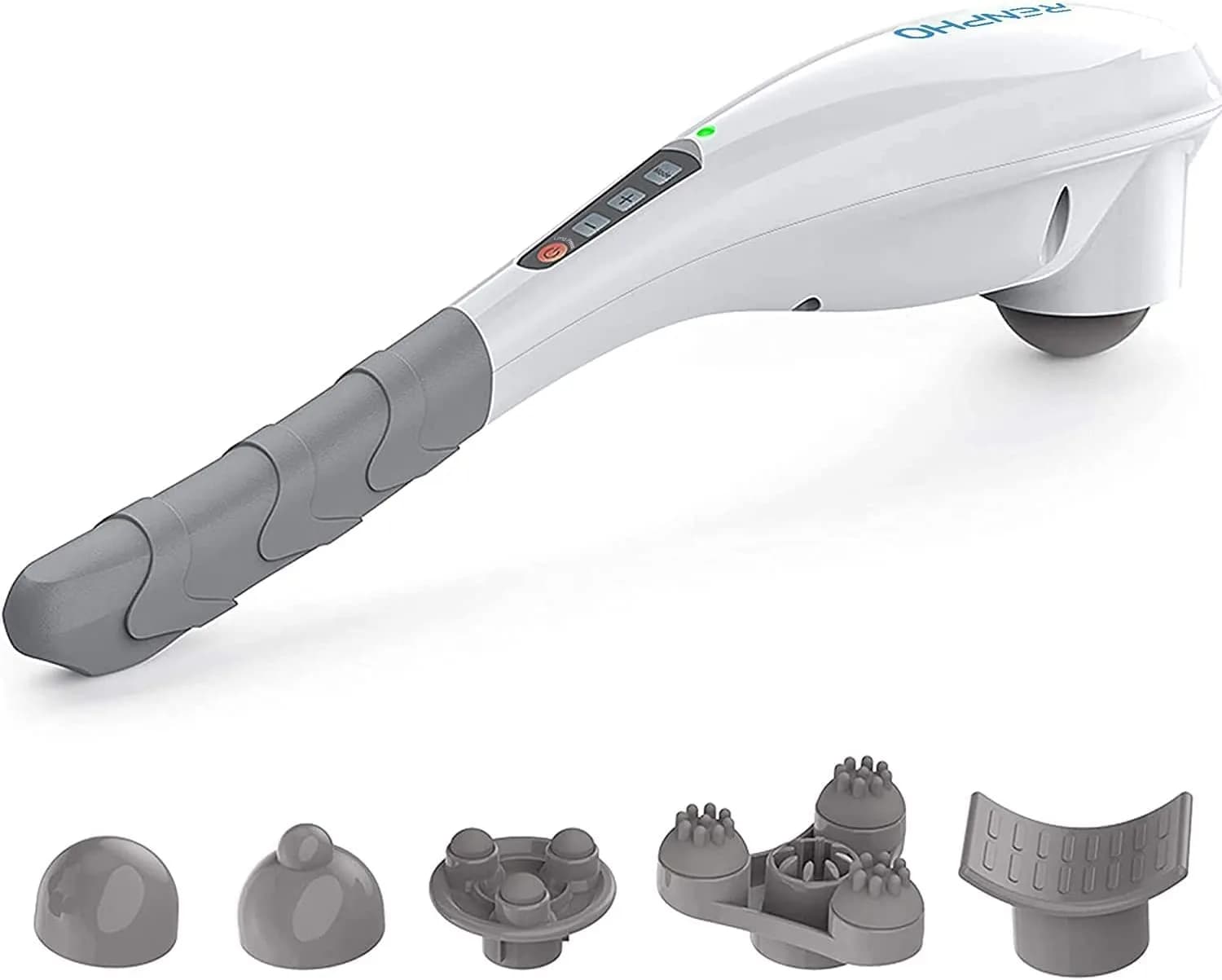 RENPHO Rechargeable Handheld Back Massager with 5 Speeds & Modes, 1.76 lb | Deep Tissue Muscle Relief - main product image